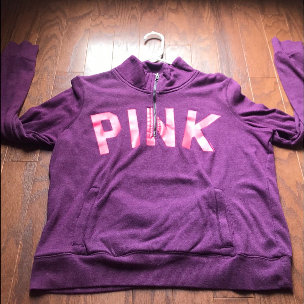 Vs pink half zip